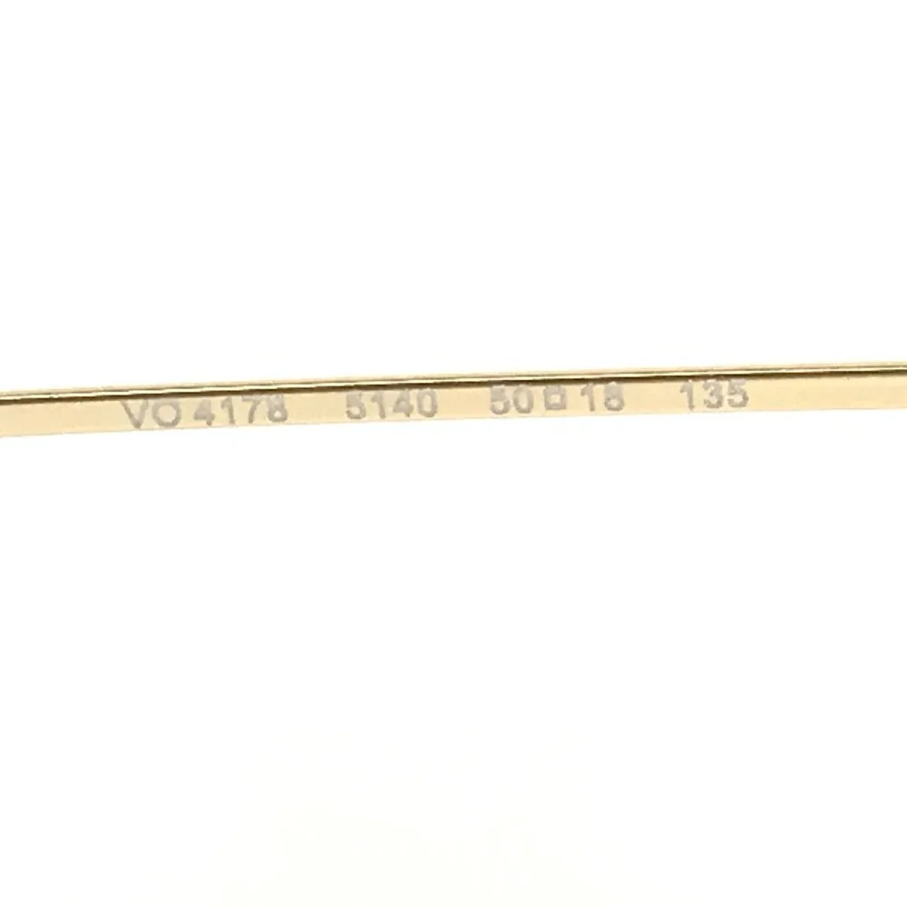 Vogue Eyeglasses Frames VO4178 5140 Purple Gold Oversized Wire Rim 50-18-135